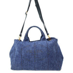 Prada Canapa 2way Top Handle Crossbody Tote Convertible Tote Bag